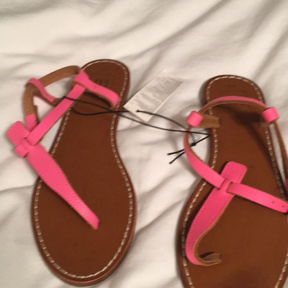 Pink sandals